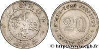 CHINA 20 Cents Province de Kwangtung an 9 de la Républi CHINA (1920) (24mm, 5,62g, 12h) -
