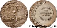 FRANCE Médaille, Fédération des associations de pêche de SOCIÉTÉS D'AGRICULTURE, HORTICULTURE, PÊCHE ET CHASSE n.d. (40mm, 31,46g, 12h) -