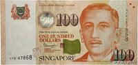 SINGAPORE 100 Dollars SINGAPORE 100 Dollars 2023 AU+ -