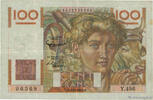 FRANCE 100 Francs JEUNE PAYSAN filigrane inversé FRANCE 100 Francs JEUNE PAYSAN filigrane inversé 1952 VF- -