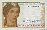 FRANCE 300 Francs FRANCE 300 Francs 1939 AU -