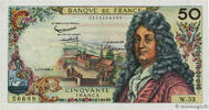 FRANCE 50 Francs RACINE FRANCE 50 Francs RACINE 1963 XF- -