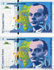 FRANCE 50 Francs SAINT-EXUPÉRY modifié Consécutifs FRANCE 50 Francs SAINT-EXUPÉRY modifié Consécutifs 1994 UNC -