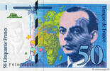FRANCE 50 Francs SAINT-EXUPÉRY modifié FRANCE 50 Francs SAINT-EXUPÉRY modifié 1994 UNC -