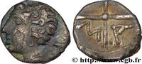 FRANCE Obole au T derrière la nuque, tête à gauche GALLIA - VOLCÆ ARECOMICI (Area of Nîmes) c. 90-49 AC. (8,5mm, 0,49g, 5h) -