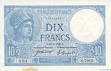 FRANCE 10 Francs MINERVE FRANCE 10 Francs MINERVE 1920 AU- -