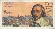 FRANCE 1000 Francs RICHELIEU FRANCE 1000 Francs RICHELIEU 1957 F+ -