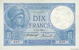 FRANCE 10 Francs MINERVE FRANCE 10 Francs MINERVE 1916 XF -