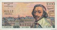 FRANCE 1000 Francs RICHELIEU FRANCE 1000 Francs RICHELIEU 1957 XF -