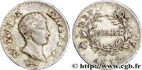 FRANCE Quart (de franc) Napoléon Empereur, Calendrier rév PREMIER EMPIRE / FIRST FRENCH EMPIRE Paris 1804 (15mm, 1,25g, 6h) -