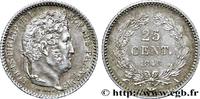 FRANCE 25 centimes Louis-Philippe LOUIS-PHILIPPE I Paris 1848 (15mm, 1,25g, 6h) -