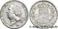 FRANCE 2 francs Louis XVIII LOUIS XVIII Lyon 1824 (26,95mm, 9,98g, 6h) -