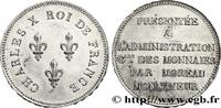 FRANCE Essai de virole au module de 5 francs par Moreau CHARLES X Paris n.d. (37mm, 22,99g, 6h) -