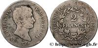 FRANCE 2 francs Napoléon Empereur, Calendrier révolutionn PREMIER EMPIRE / FIRST FRENCH EMPIRE Bordeaux 1804 (27mm, 10g, 6h) -