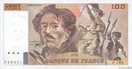 FRANCE 100 Francs DELACROIX imprimé en continu FRANCE 100 Francs DELACROIX imprimé en continu 1990 UNC -