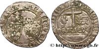 FRANCE Blanc aux écus HENRY VI OF LANCASTER Saint-Lô n.d. (28mm, 2,84g, 12h) -