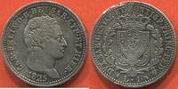 Ausländische Münzen 1 LIRE ITALIE SARDAIGNE CHARLES FÉLIX 1821-1831 EN ARGENT 1828 ATELIER TURIN POIDS ÉTAT TTB AVEC PLUSIEURS COUPS SUR LA TRANCHE / N° -