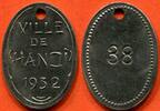 Ausländische Münzen 1932 VILLE DE HANOI PLAQUE DE TAXE DE CHIENS 1932 EN... 1,255.08 元 含税 ＋  100.41 元 运费
