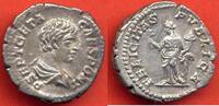 Antike Münzen DENIER GETA FRERE DE CARACALLA 212 AP JC EN ARGENT R/ FELICITAS PUBLICA POIDS 3.77g* / N° CATALOGUE : COHEN38 -