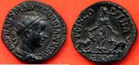 Antike Münzen BRONZE GORDIEN III LE PIEUX 238-244 MOYEN - ROMAN PROVINCIAL MOESIE SUPERIEURE VIMINACIUM A/ IMP CAES M ANT GORDIANVS AVG SON B -