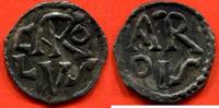 Französische Königliche Münzen OBOLE CHARLEMAGNE 768-814 NON DATE VERS 771-793 ARLES A/ CARO LVS SUR DEUX LIGNES R/ AR-DIS SUR DEUX LIGNES POIDS 0.82g MONNAIE DE Q -
