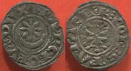 Französische Königliche Münzen DENIER PROVENCE MARQUISAT DE PROVENCE RAYMOND V OU VII DE BILLON A/ SOLEIL ET CROISSANT POIDS 0.64g -