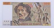 100 Francs Delacroix modifié 100 Francs Delacroix 1987, S.127, pr. Neuf -