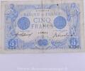 5 Francs Bleu type 1905 5 Francs Bleu 14.8.1913, M.3282/656, TTB -