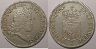 Duché de Lorraine Monnaie Lorraine, duché de Lorraine, Léopold 1er (1690-1729), 1/2 Aubonne 1724, Flon P 917 n° 142 -