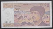 20 Francs Debussy A fil de sécurité 20 Francs Debussy 1997, H.064, Pr.Neuf -