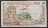 50 Francs Cérès 50 Francs Cérès 31.10.1935, R.3253, TB -