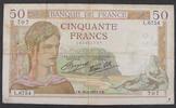50 Francs Cérès modifié 50 Francs Cérès 26.8.1937, L.6754, TB+ -