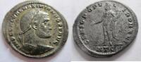 Rom Silbersud-Follis Ae-30mm (Silbersud-Follis) von Galerius aus Heraclea Rs. Genius n. l. -