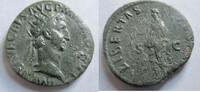 Rom Dupondius Dupondius von Nerva Rs. Libertas n. links stehend -