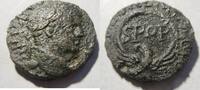 Rom Ae-20 Ae-20 von Severus Alexander aus Caesarea Maritima in Samaria Rs. SPQR im Kranz -
