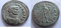 Rom Silbersud-Follis Ae-26 (Silbersud-Follis) von Galerius, geprägt in Lugdunum Rs. Genius -