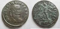 Rom Ae-Follis Ae-26 (Follis) von Licinius I. aus Thessalonica Rs. Virtus n. rechts schreitend -