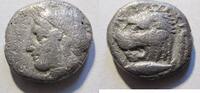 Griechenland Drachme Drachme von Kyzikos in Mysien Rs. Löwenkopf n. links -