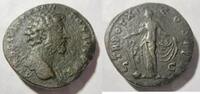 Rom Sesterz Sesterz von Marcus Aurelius als Caesar Rs. Fortuna n. links stehend -