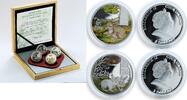Cook Islands 2 dollars Cook Islands set of 4 silver coins 2 dollars Lunar Calendar Year of Rabbit 2011 -