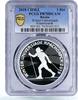 Russian Federation 3 rubles Russia 3 rubles Krasnoyarsk Winter Universiade Skier PR70 PCGS silver coin 2018 -