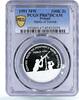 Poland 100000 zlotych Poland 100000 zlotych Battle of Tobruk Two Soldiers PR67 PCGS silver coin 1991 -