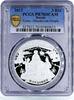 Russian Federation 3 rubles Russia 3 rubles Mordovian People Ship Bear Buffalo PR70 PCGS silver coin 2012 -