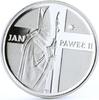 Poland 10000 zlotych Poland 10000 zlotych Vatican Pope Jan Paul II proof silver piedfort coin 1989 -