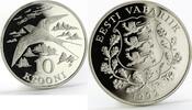 Estonia 10 krooni Estonia 10 krooni Barn Swallow bird proof silver coin 1992 -