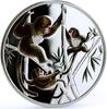 Tokelau 2 dollars Tokelau 2 dollars Year of the Monkey Bamboo Forest colored silver coin 2016 -