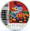 Congo 240 francs Congo 240 francs Lunar Calendar Year of the Lucky Dragon colored Ag coin 2012 -