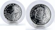 Gabon 1000 francs Gabon 1000 francs Zodiac Taurus proof silver coin 2014 -