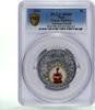 Niue 1 dollar Niue 1 dollar Happy Birthday Cake Candle Gifts MS69 PCGS silver coin 2016 -