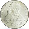 Czech Republic '-1 Czechoslovakia 100 Years Poet Andrej Sladkovic Literature silver medal coin 1972 -